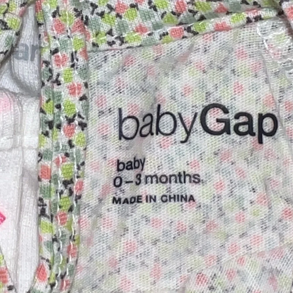Bundle Of 6 Baby Girls One Piece Outfits 0-3M Summer Fish Watermelon Gap Carters